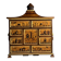 Cabinet d'art en marqueterie allemande