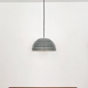 Chromed 1970s Pendant Lamp by Kazuo Motozawa for Staff