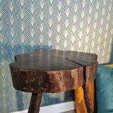 Brutalist tripod stool