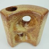 Very beautiful sculptural bertoncello italy ceramic vase roberto rigon 1970s model 911