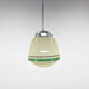 Art Deco Hand Painted Glass Pendant Light, 1930's