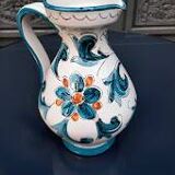 Italian earthenware pitcher
