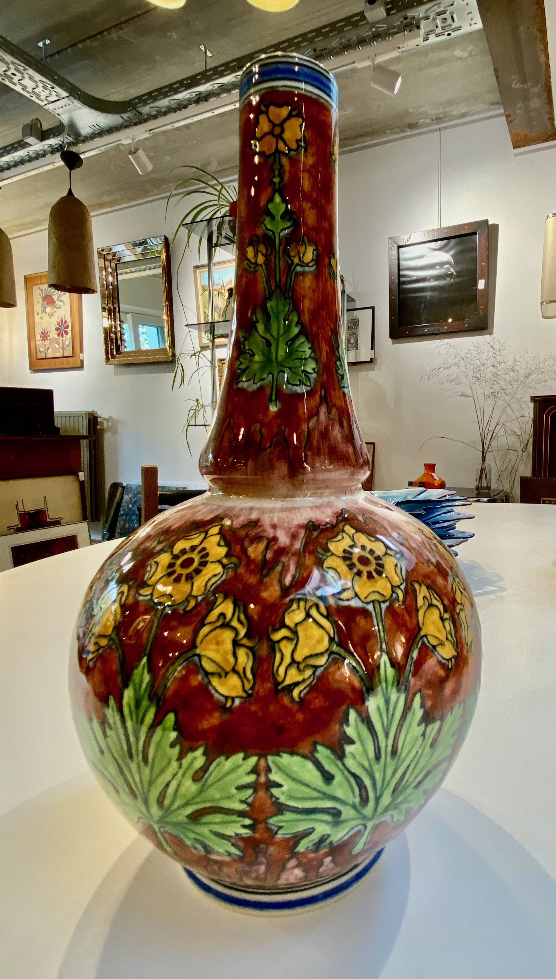 Soliflore vase Boch Frères Keramis