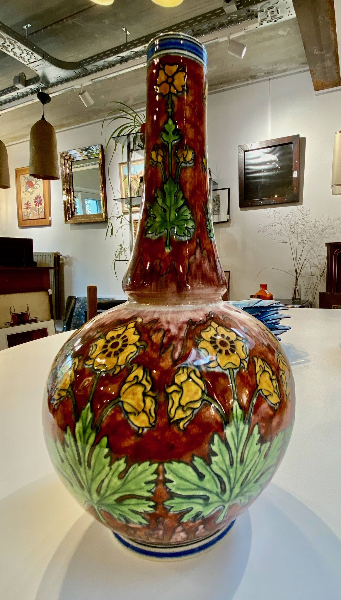 Vase soliflore Boch Frères Keramis