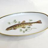 Plat poisson porcelaine