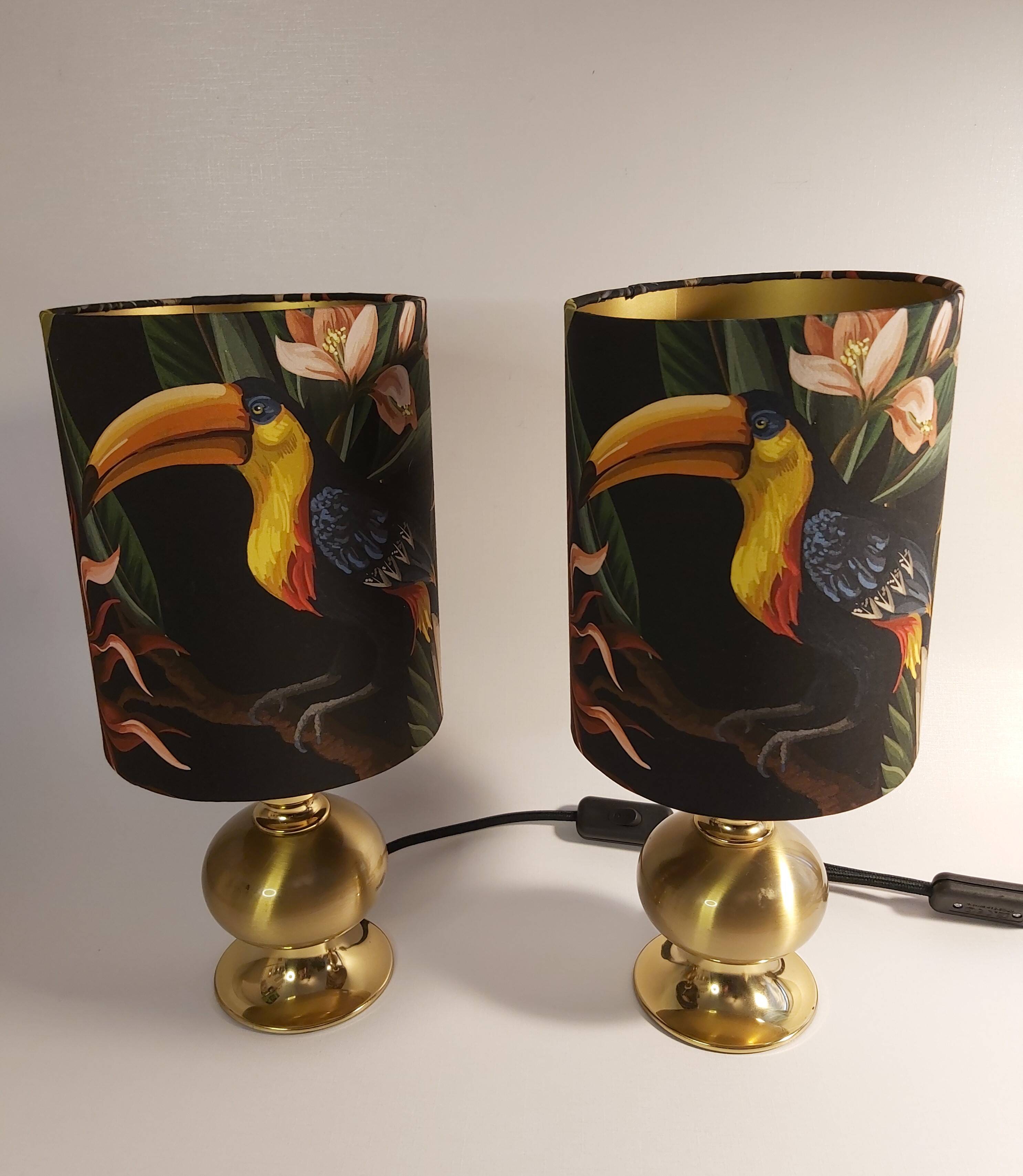 A pair of bedside lamps, Germany, 1970s.