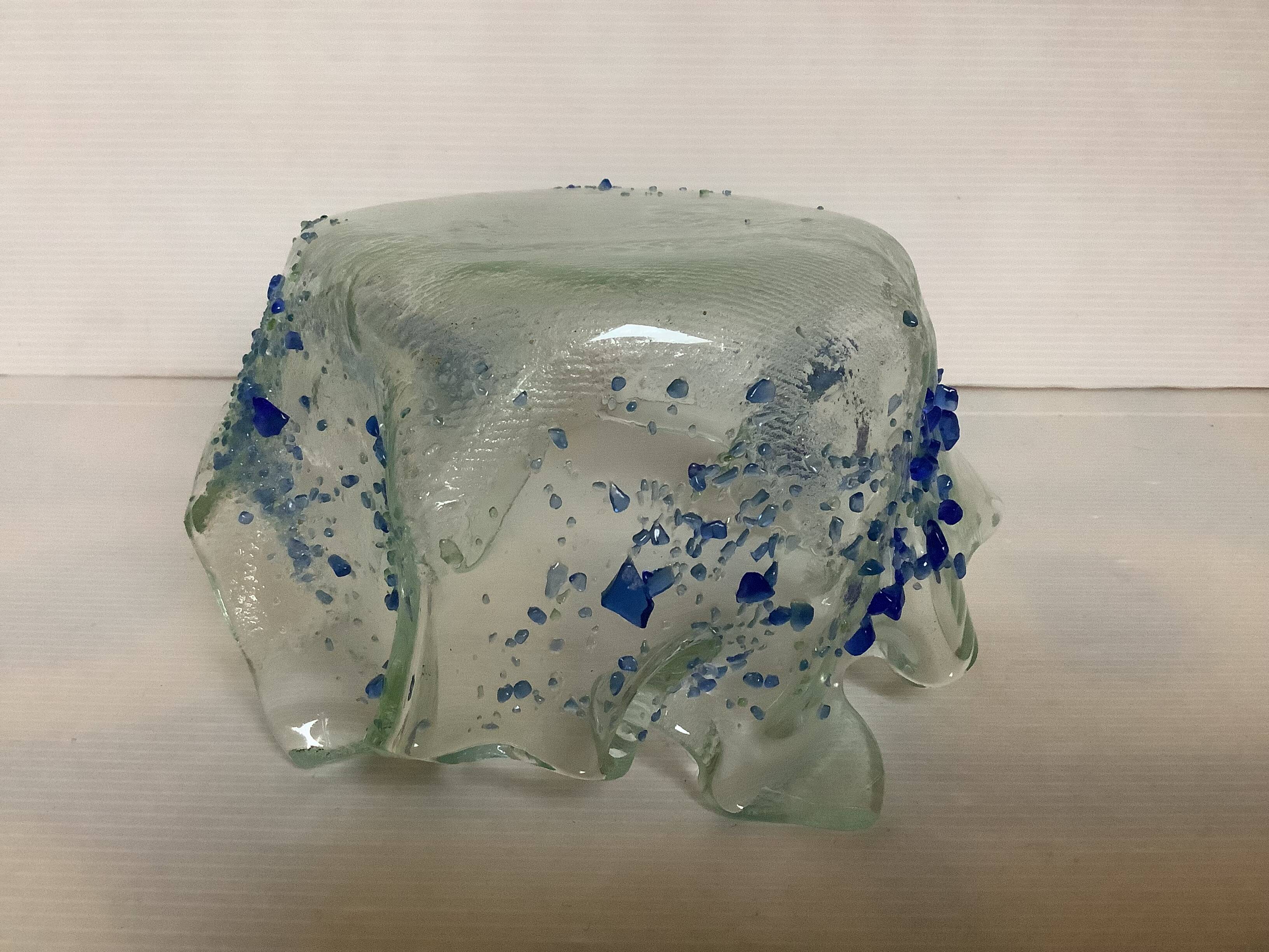 Vide poche mouchoir en verre