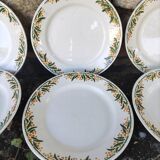 6 Mimosa HBCM dessert plates