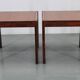 1960s Set of Two Square Side/Coffee Wooden Tables , Denmark