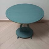 Oval pedestal table