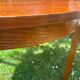 Table ronde extensible vintage