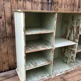 Wooden locker cabinet