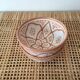 Lot of small bowls of peach pink ceramic