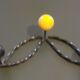 Vintage wall coat rack