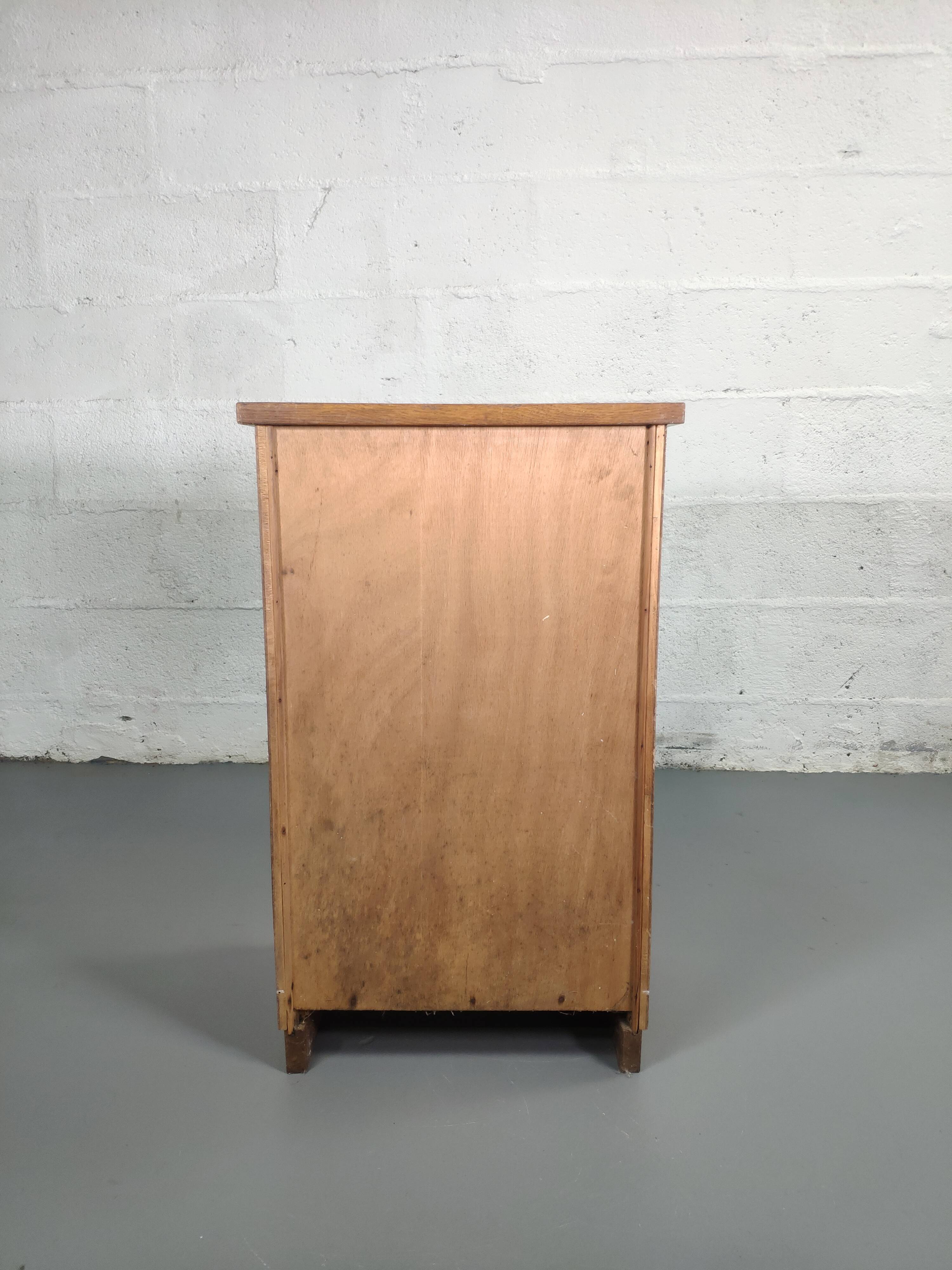 Old cabinet binder a door