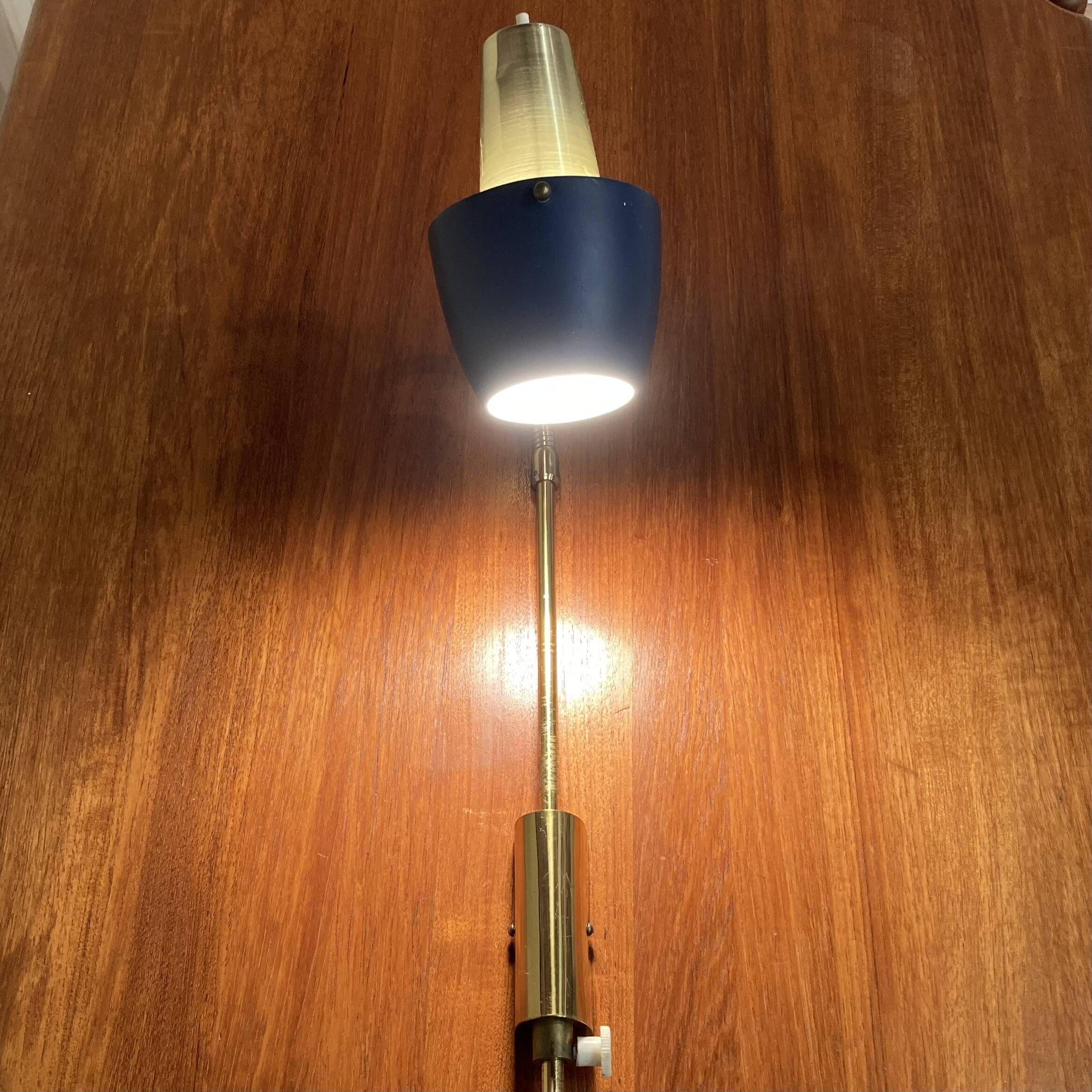 Large modular wall light Scandinavian design 1960.