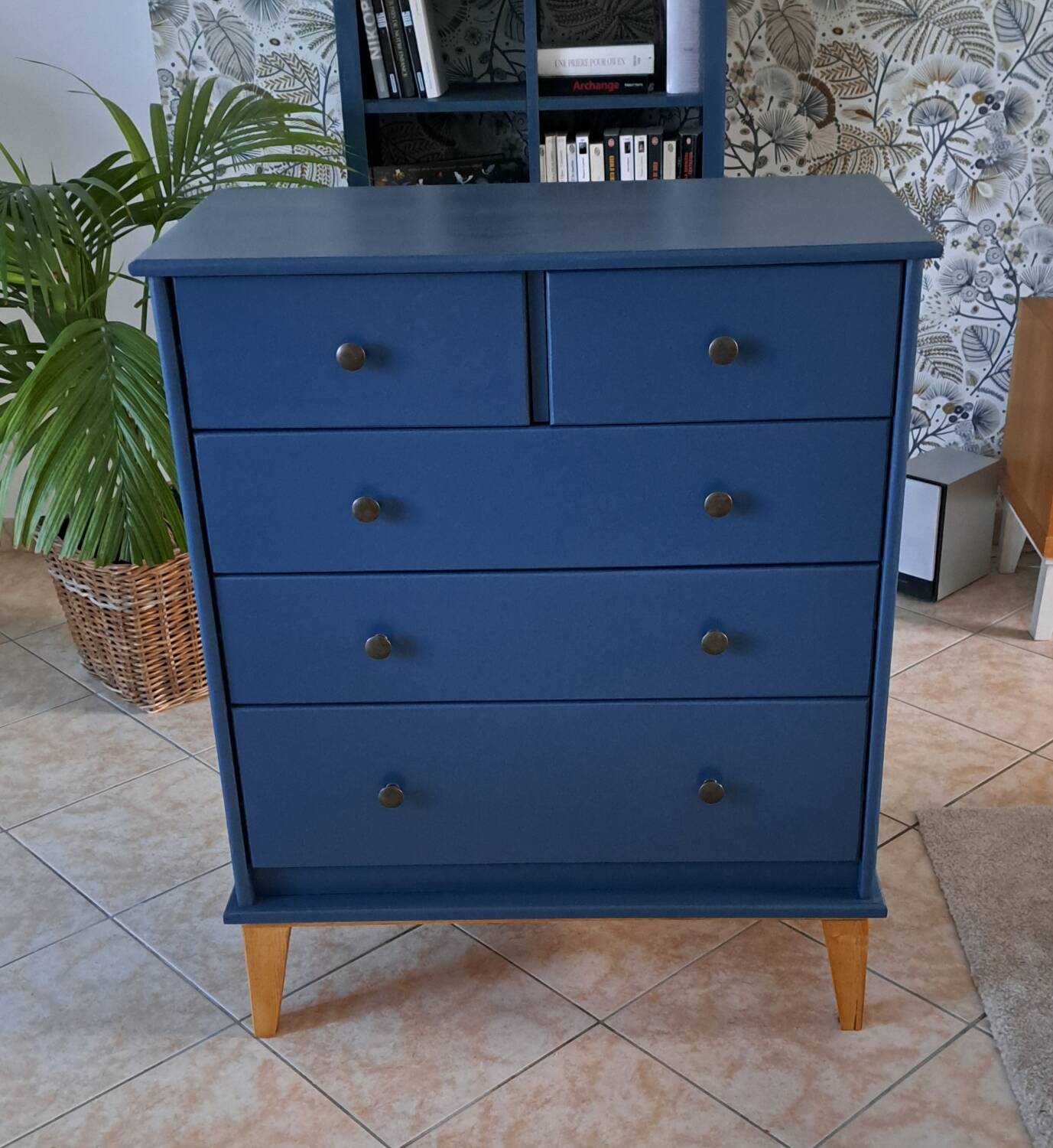 Rød Sødgren blue ganne chest of drawers