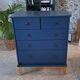 Rød Sødgren blue ganne chest of drawers