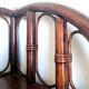 Rattan corner shelf, work from the 1970s