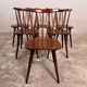 Set of 6 Fanett bistro chairs from the 1960s.