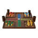 Antique wooden game “Little Horses” – complete with carved horses, goblet
