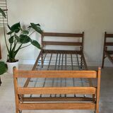 Daybed Vintage Solid Oak Bed - 2 remaining