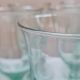 Service of 9 large blown glass stemmed glasses