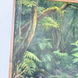 Oil painting "jungle" forest landscape