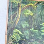 Oil painting "jungle" forest landscape