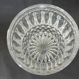 Vase / Bucket with champagne molded glass / vintage