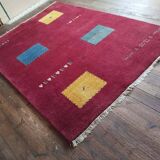 Handmade Indo Gabbeh rug 243x172cm