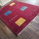 Handmade Indo Gabbeh rug 243x172cm