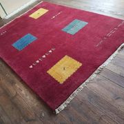 Handmade Indo Gabbeh rug 243x172cm