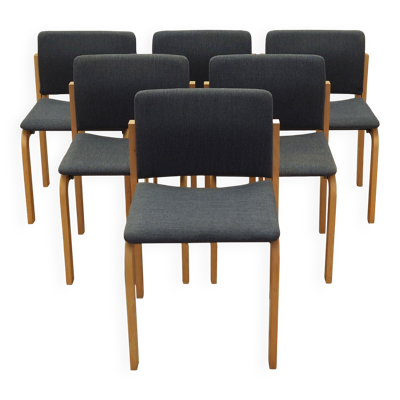 6 chaises danoises par Fritz Hansen, années 1980