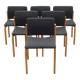 6 chaises danoises par Fritz Hansen, années 1980