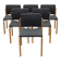 6 chaises danoises par Fritz Hansen, années 1980