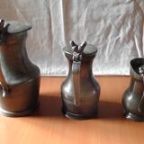 Set of 3 Pewter Mugs