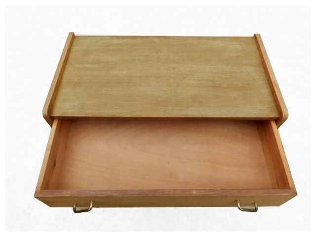 Vintage dresser 1950 solid wood compass feet