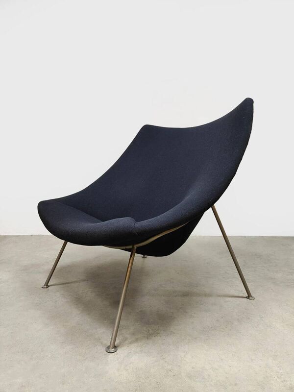 Fauteuil lounge design vintage Artifort 'Oyster' Pierre Paulin F157