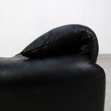 Ensemble de 2 canapés Cassina Maralunga 2,5 places - cuir noir