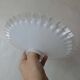 Lampshade in opaline glass white vintage