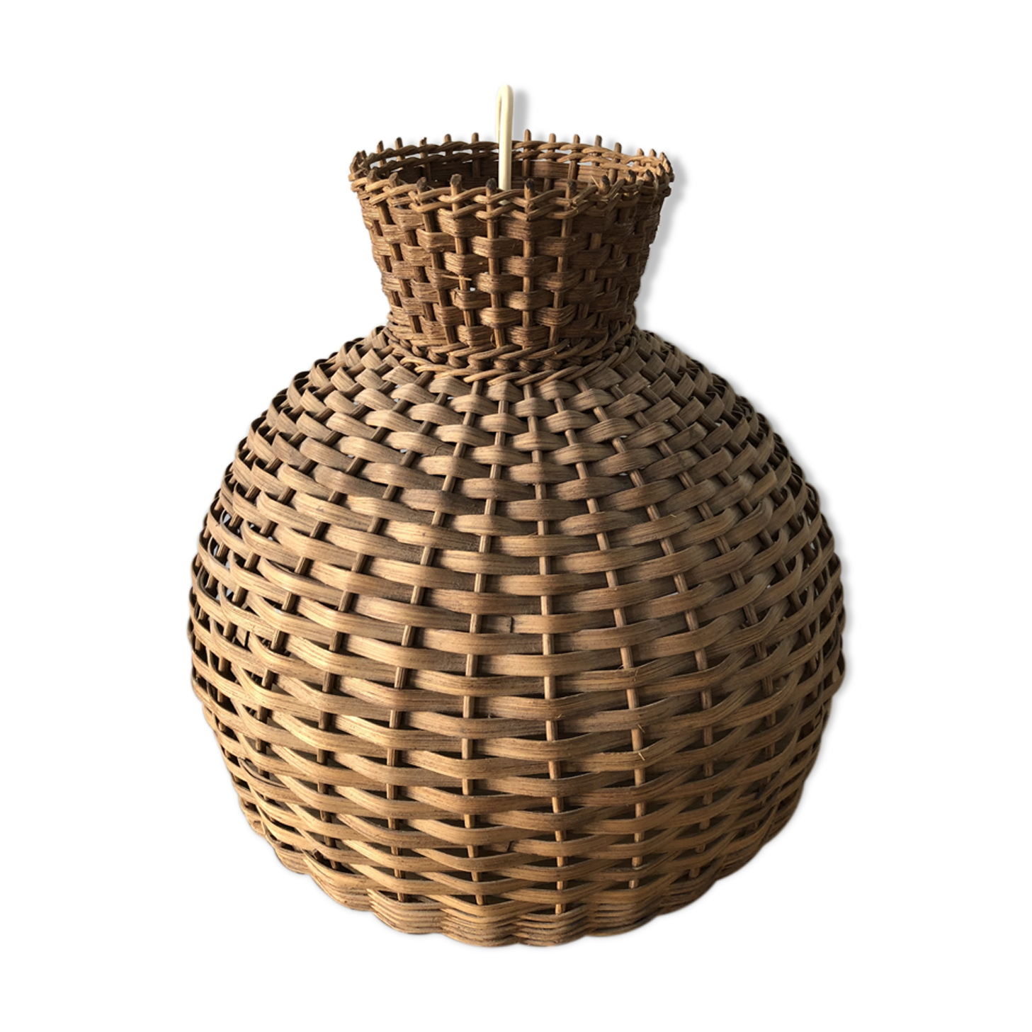 Vintage rattan pendant light