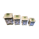 Series 4 art nouveau spice pots