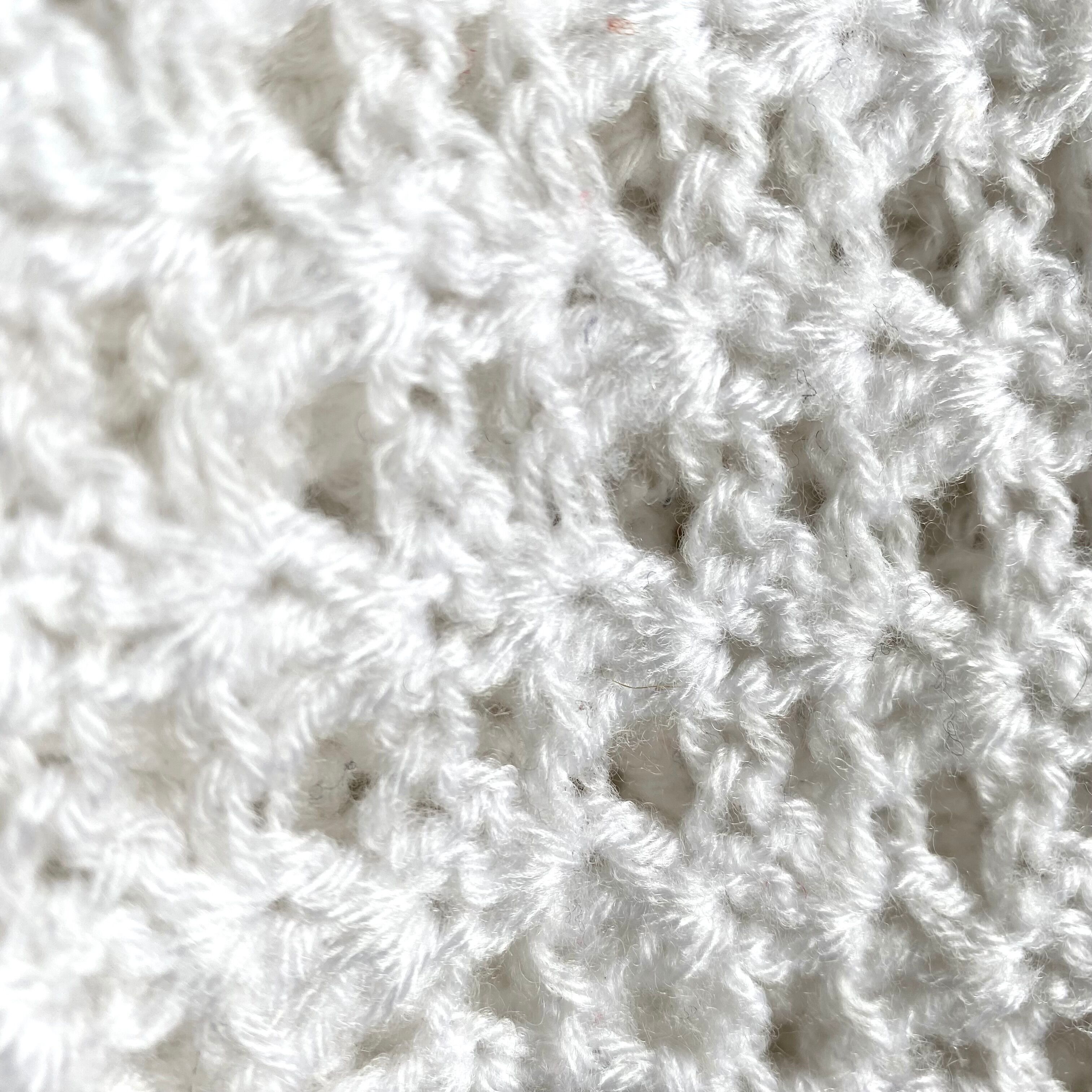 Couverture crochet vintage 140 x 130