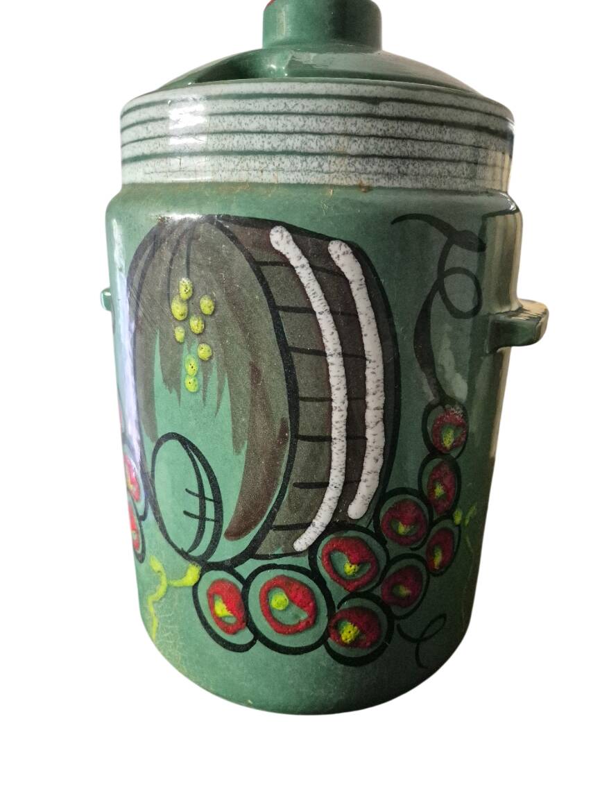 pot + enamelled ceramic sangria glasses