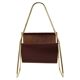 Porte-revues Carl Auböck II Midcentury, laiton et cuir marron, vintage, Autriche