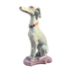 Large Sitting Greyhound Statue in Concrete / Cement - Garden Decoration or