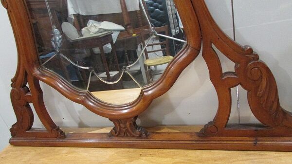 Antique mirror violin to pose or hang