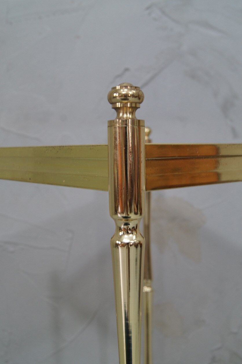 Hollywood Regency Italian brass etagere, 1970s