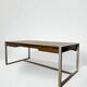 Minister's desk set + sideboard, Claude Gaillard for Ligne Roset, 1970